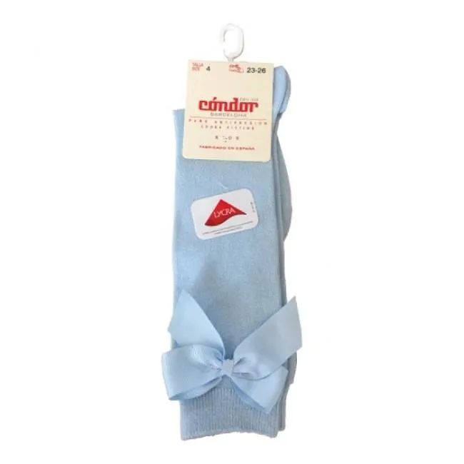Condor Baby Blue Knee High Socks
