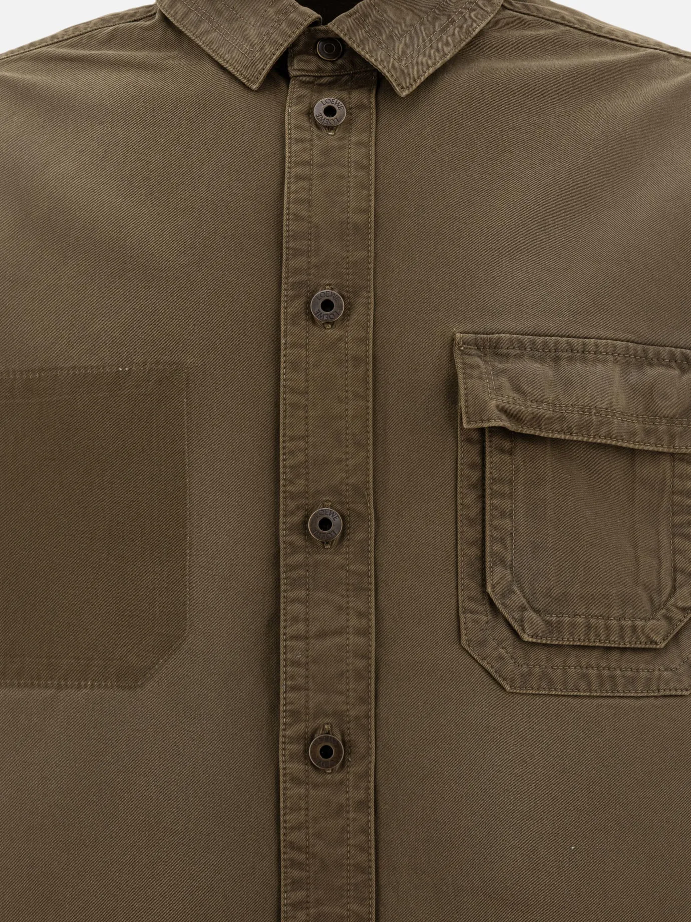 Cotton overshirt jacket