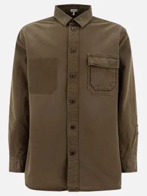 Cotton overshirt jacket