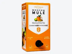 Crafthouse Cocktails Moscow Mule Premium Vodka and Ginger Beer with Real Lime 1.75 L