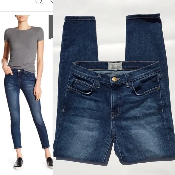 Current Elliot Jeans High Waist Stiletto Blue 27