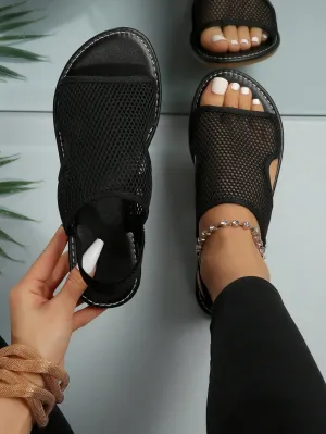 Cut Out Slingback Sandals  - FD ⚡