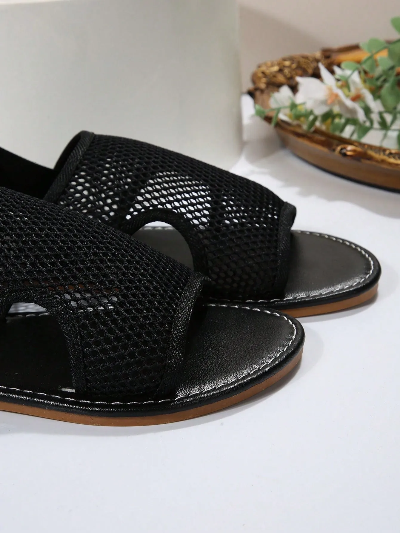 Cut Out Slingback Sandals  - FD ⚡