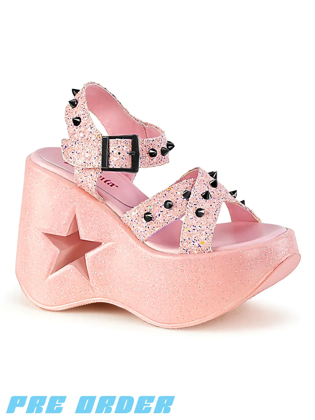DEMONIA DYNAMITE-02 - BABY PINK GLITTER ✰ PRE ORDER ✰