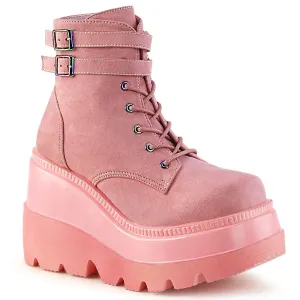 Demonia Shaker 52 Pink Suede