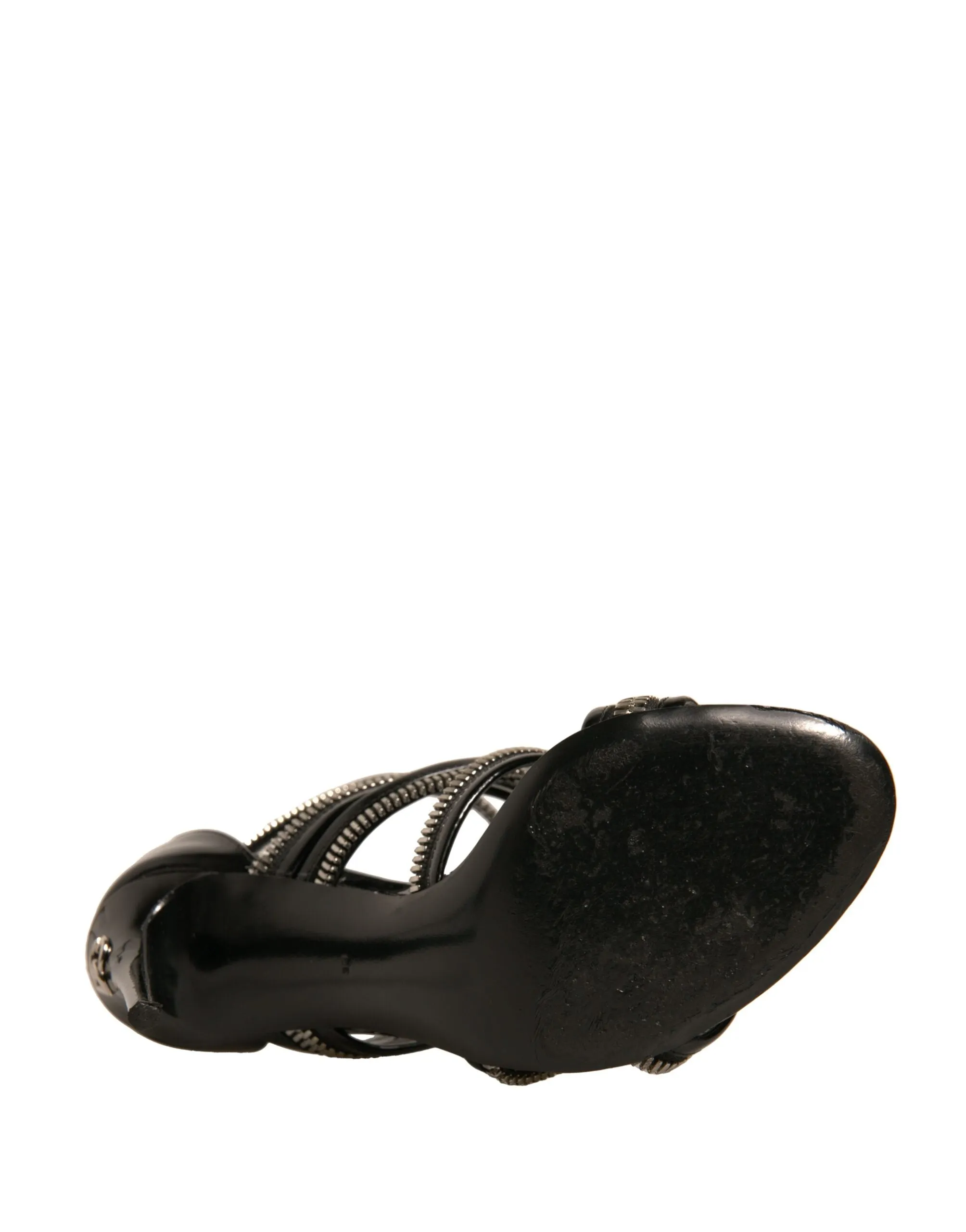 Dolce & Gabbana Black Stiletto Heels Keira Sandals Shoes