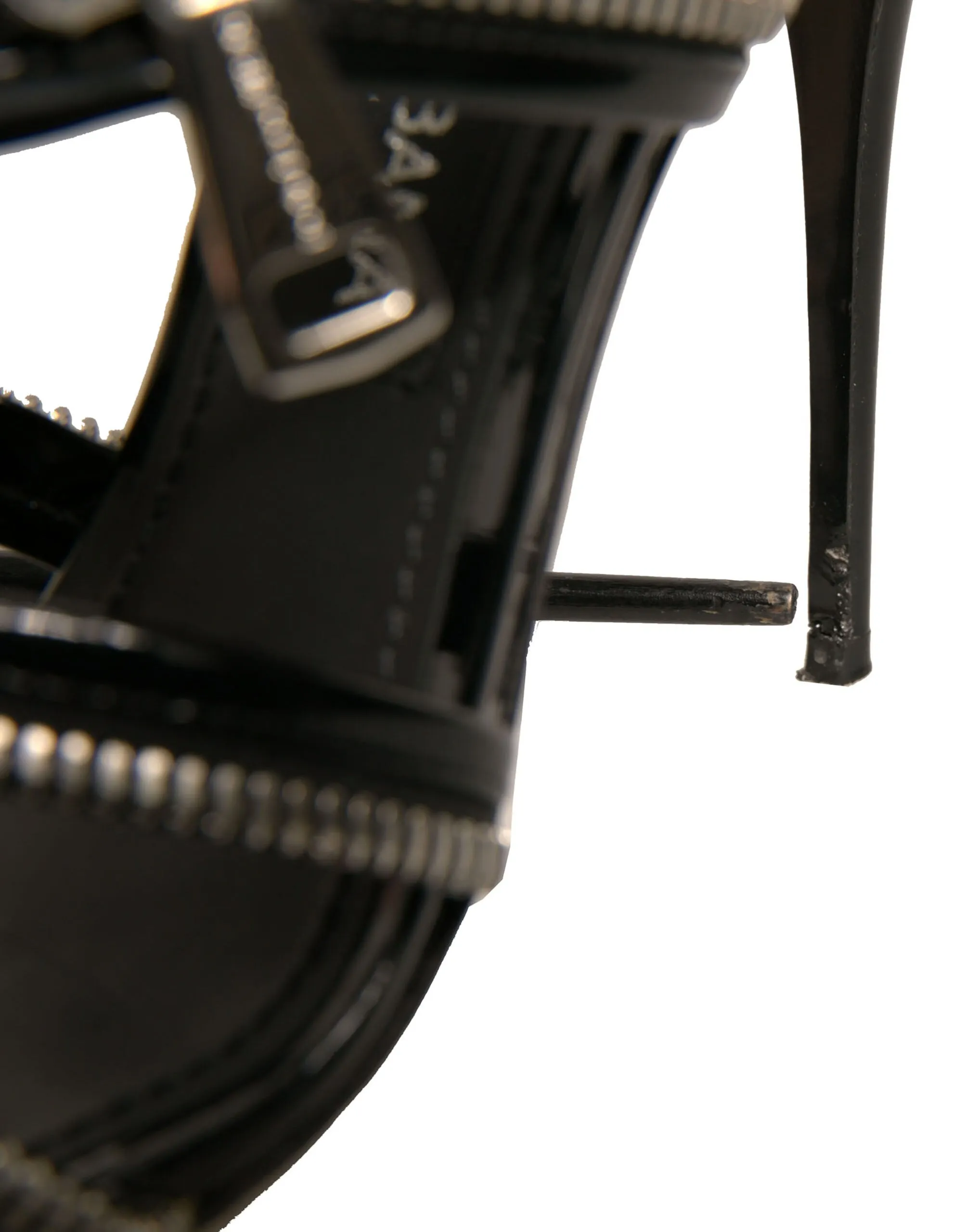 Dolce & Gabbana Black Stiletto Heels Keira Sandals Shoes