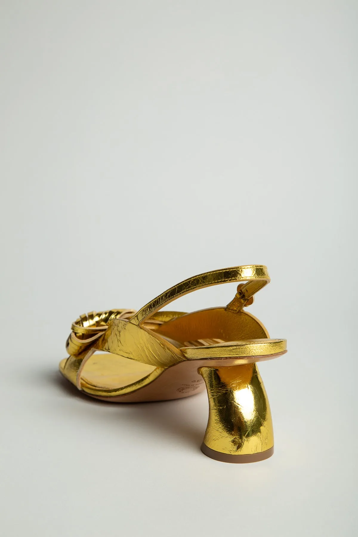 DRIES VAN NOTEN | METALLIC MULES