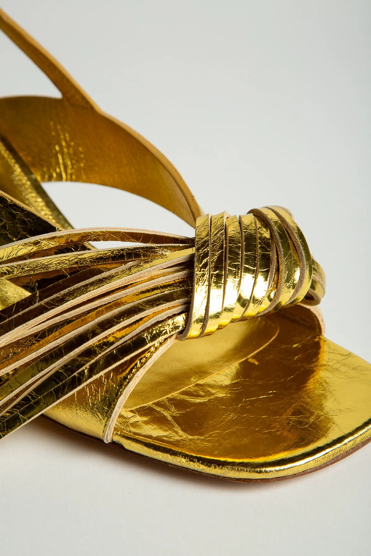 DRIES VAN NOTEN | METALLIC MULES