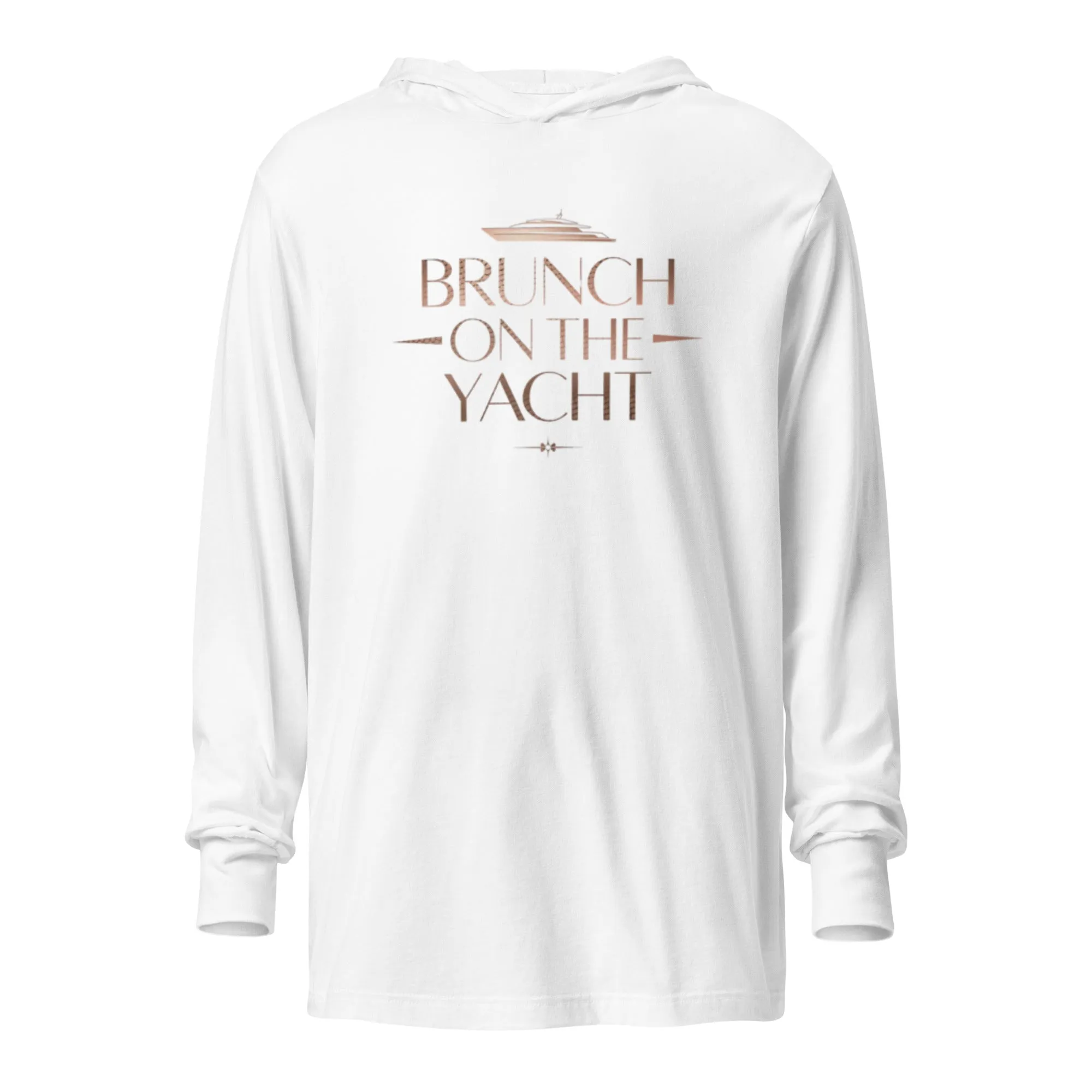 DUO MODERN "Brunch On The Yacht" Hooded Long-Sleeve Tee
