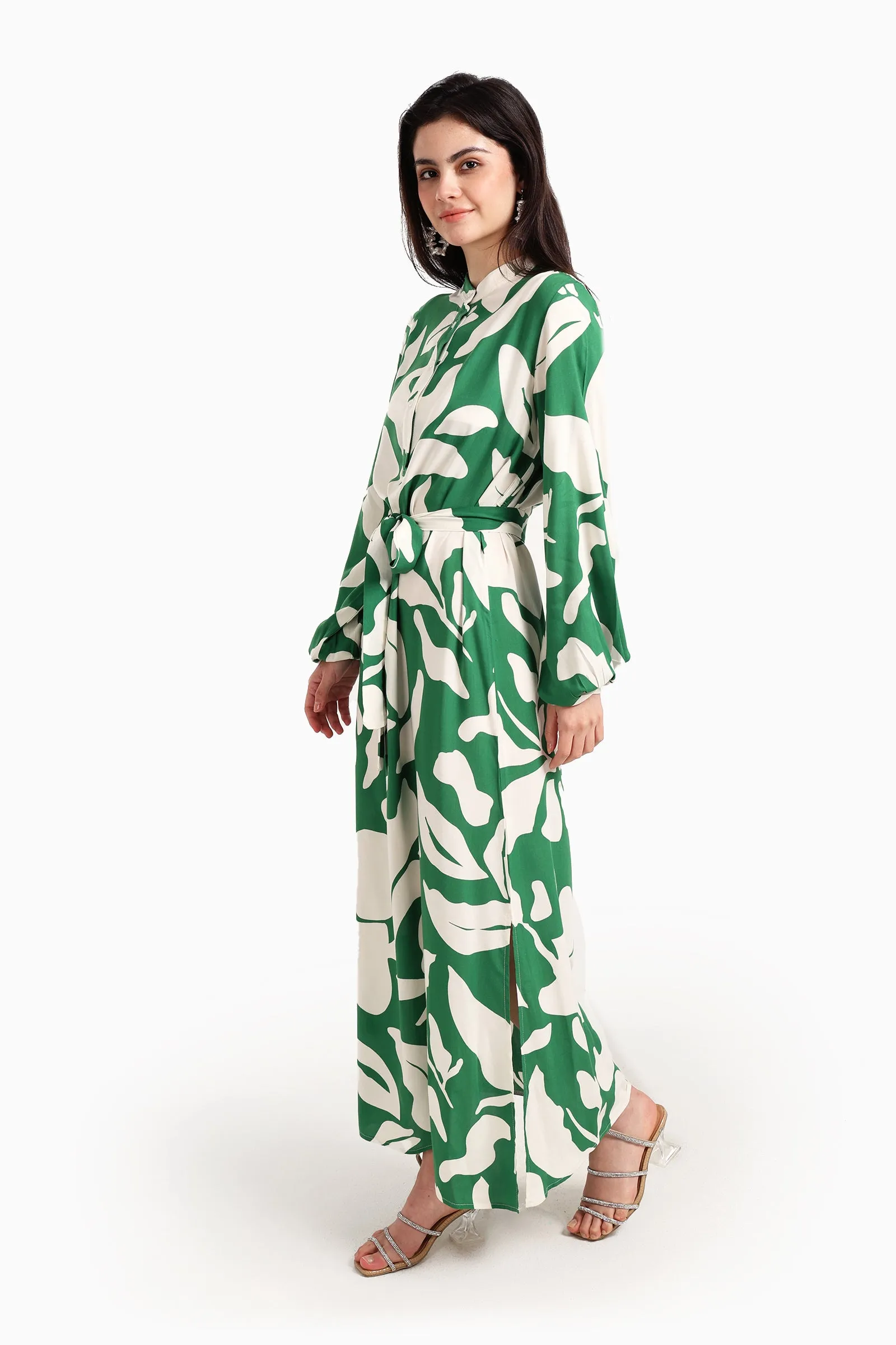Elegant Printed Dress