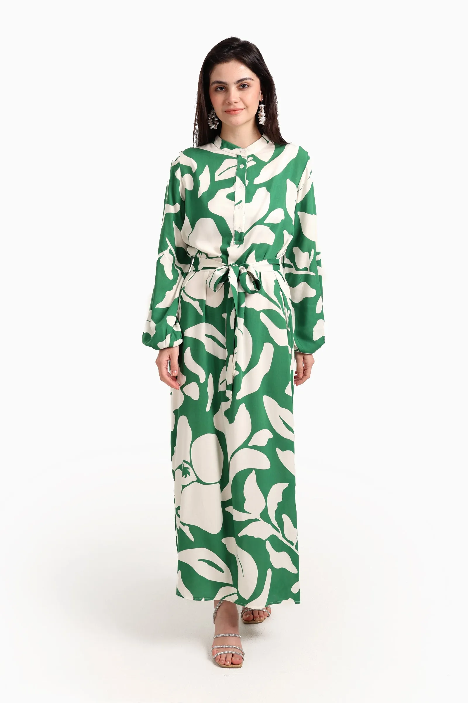 Elegant Printed Dress