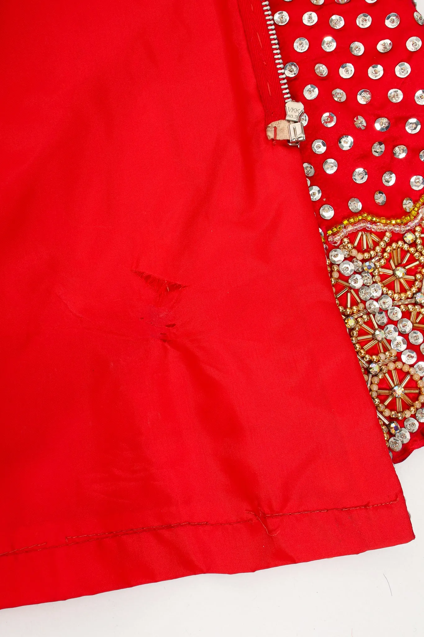Embellished Chinese Phoenix & Dragon Silk Jacket