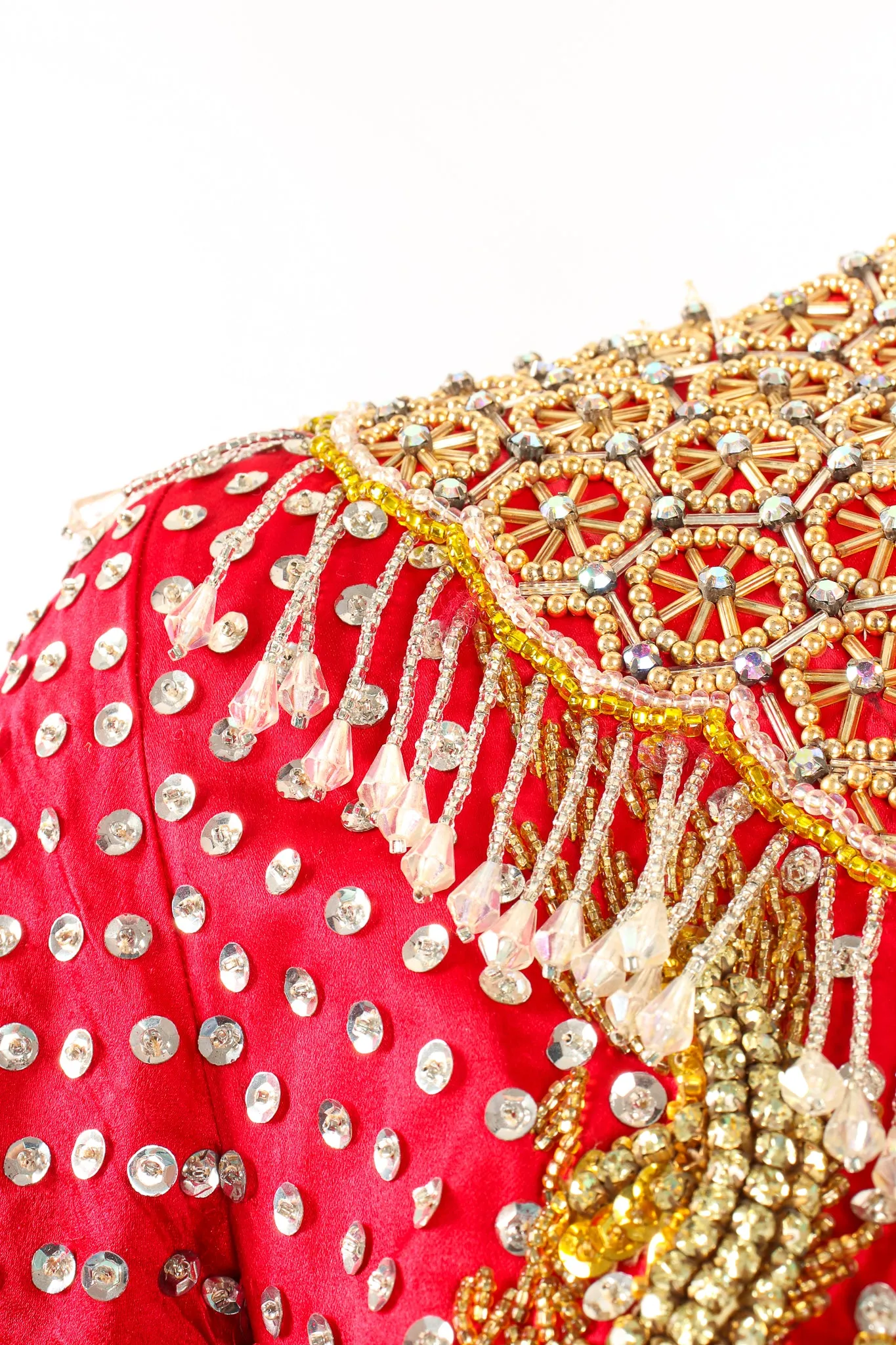 Embellished Chinese Phoenix & Dragon Silk Jacket