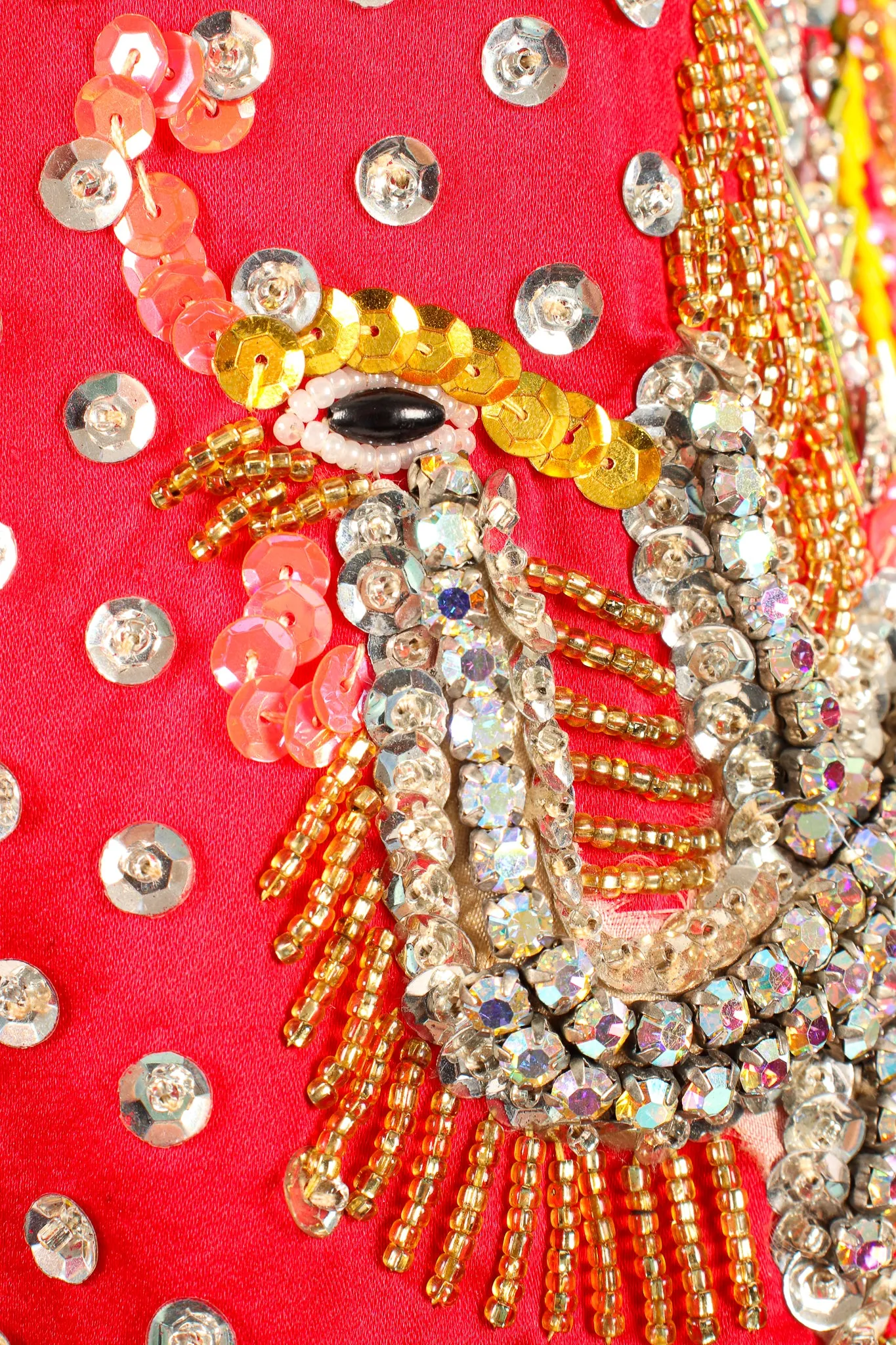 Embellished Chinese Phoenix & Dragon Silk Jacket