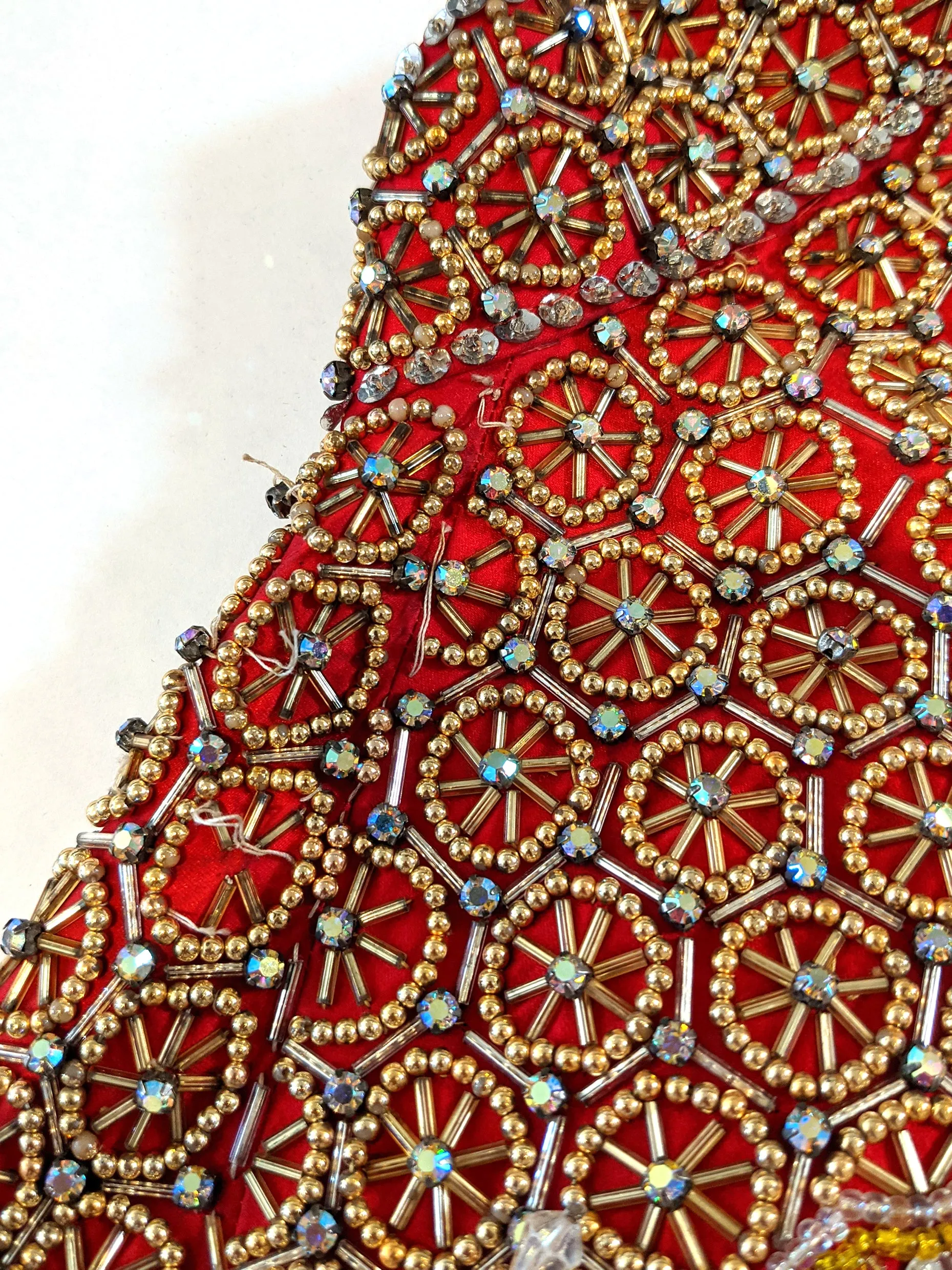 Embellished Chinese Phoenix & Dragon Silk Jacket