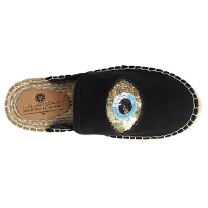 EVIL EYE BLACK MULES