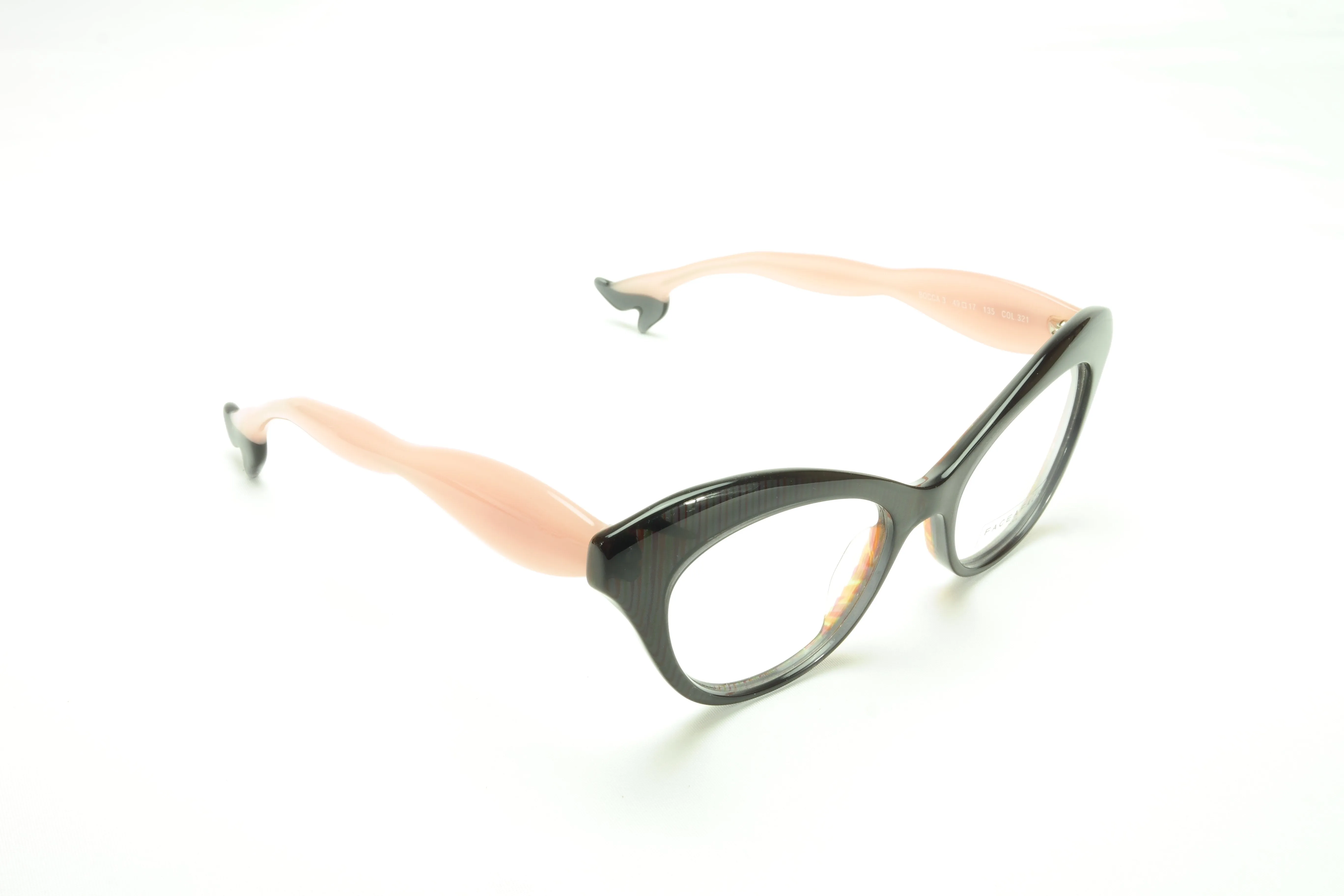 Face A Face Eyewear in Cat Eye Shape with Dark Mauve Frame