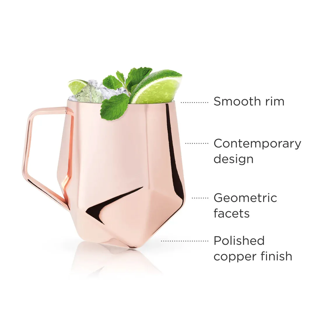 FACETED MOSCOW MULE MUG