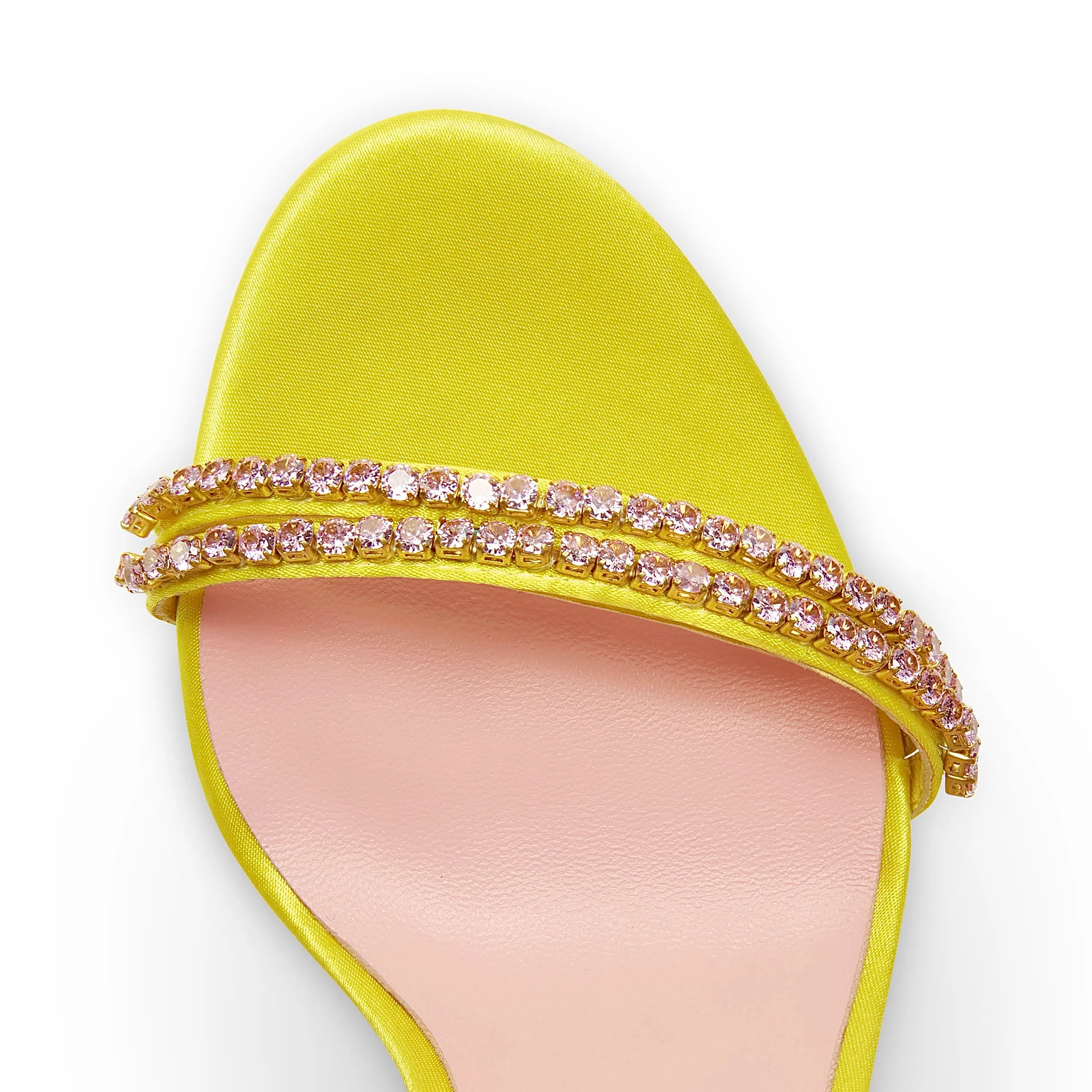Flor Yellow Heeled Sandals