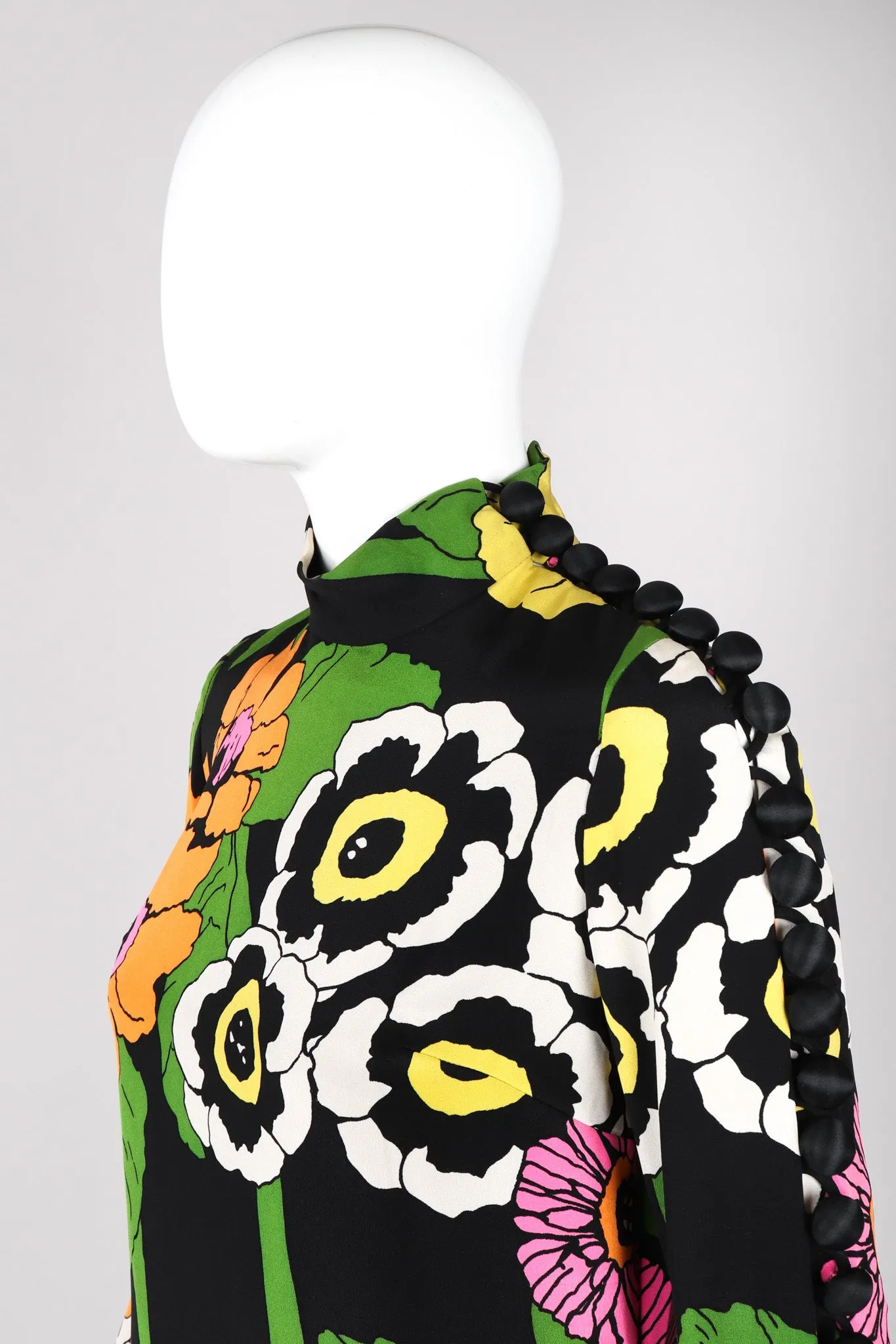 Floral Pop Art Column Dress