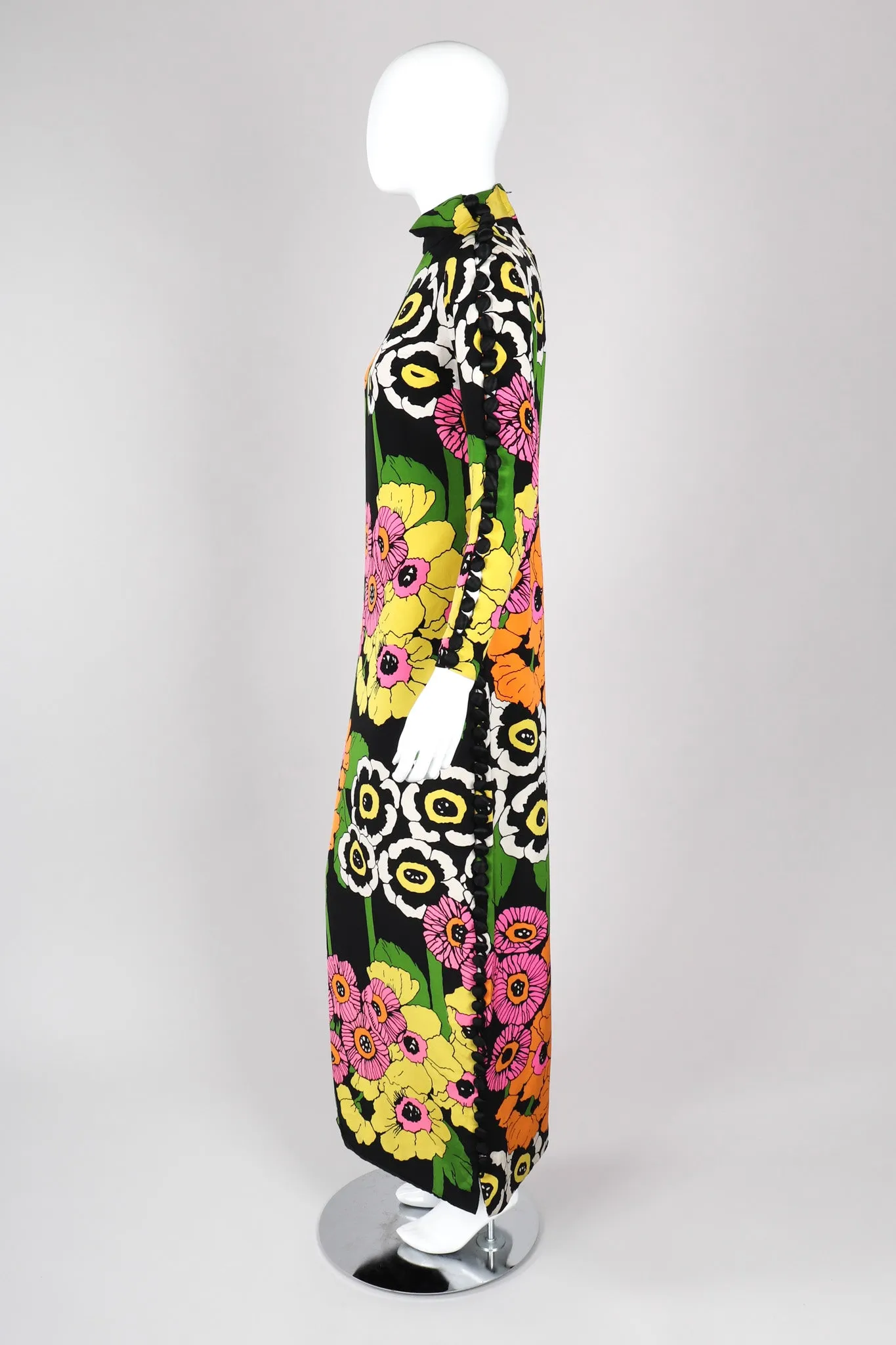 Floral Pop Art Column Dress