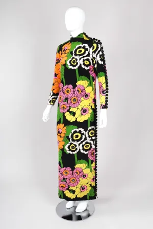 Floral Pop Art Column Dress