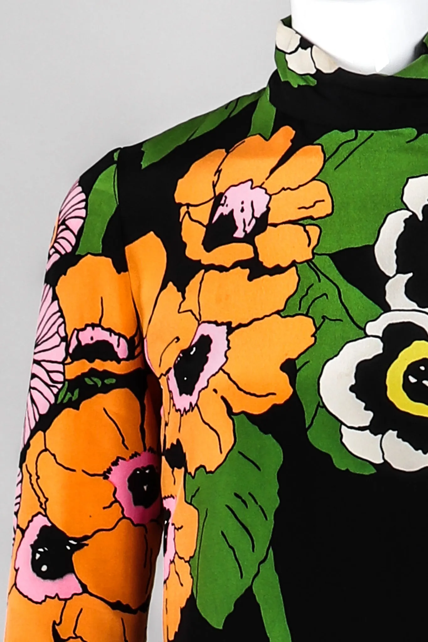 Floral Pop Art Column Dress