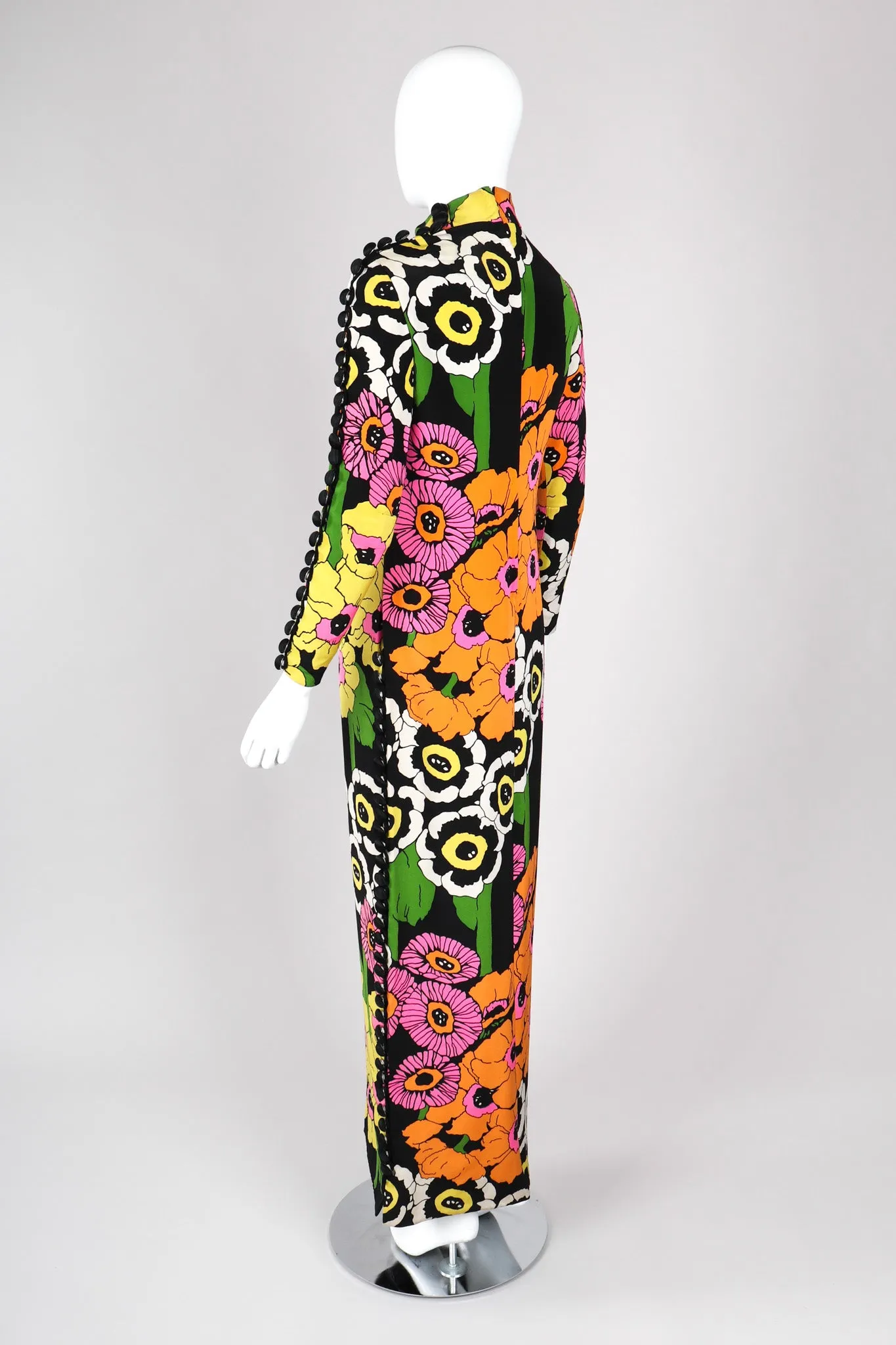 Floral Pop Art Column Dress