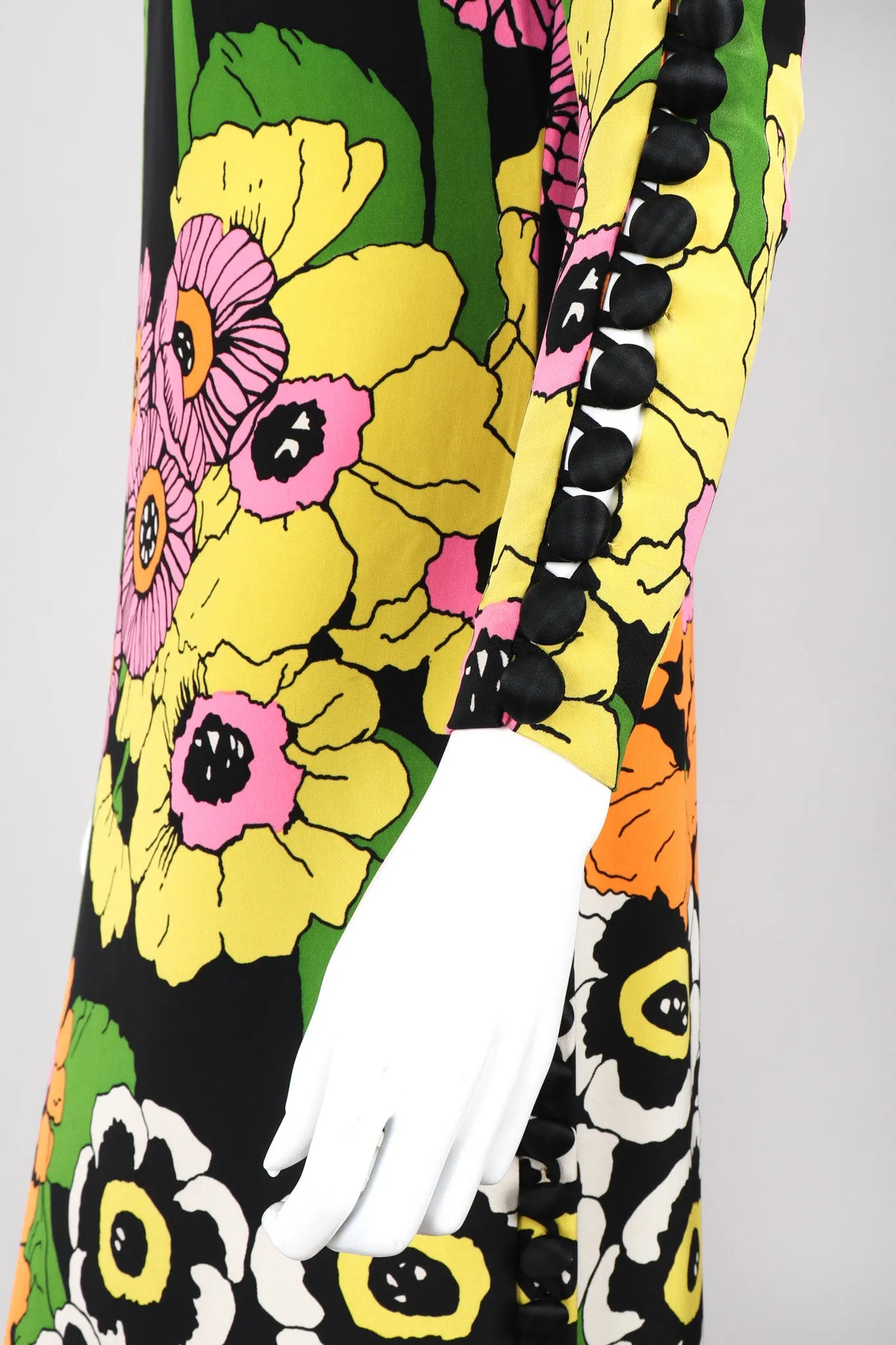 Floral Pop Art Column Dress