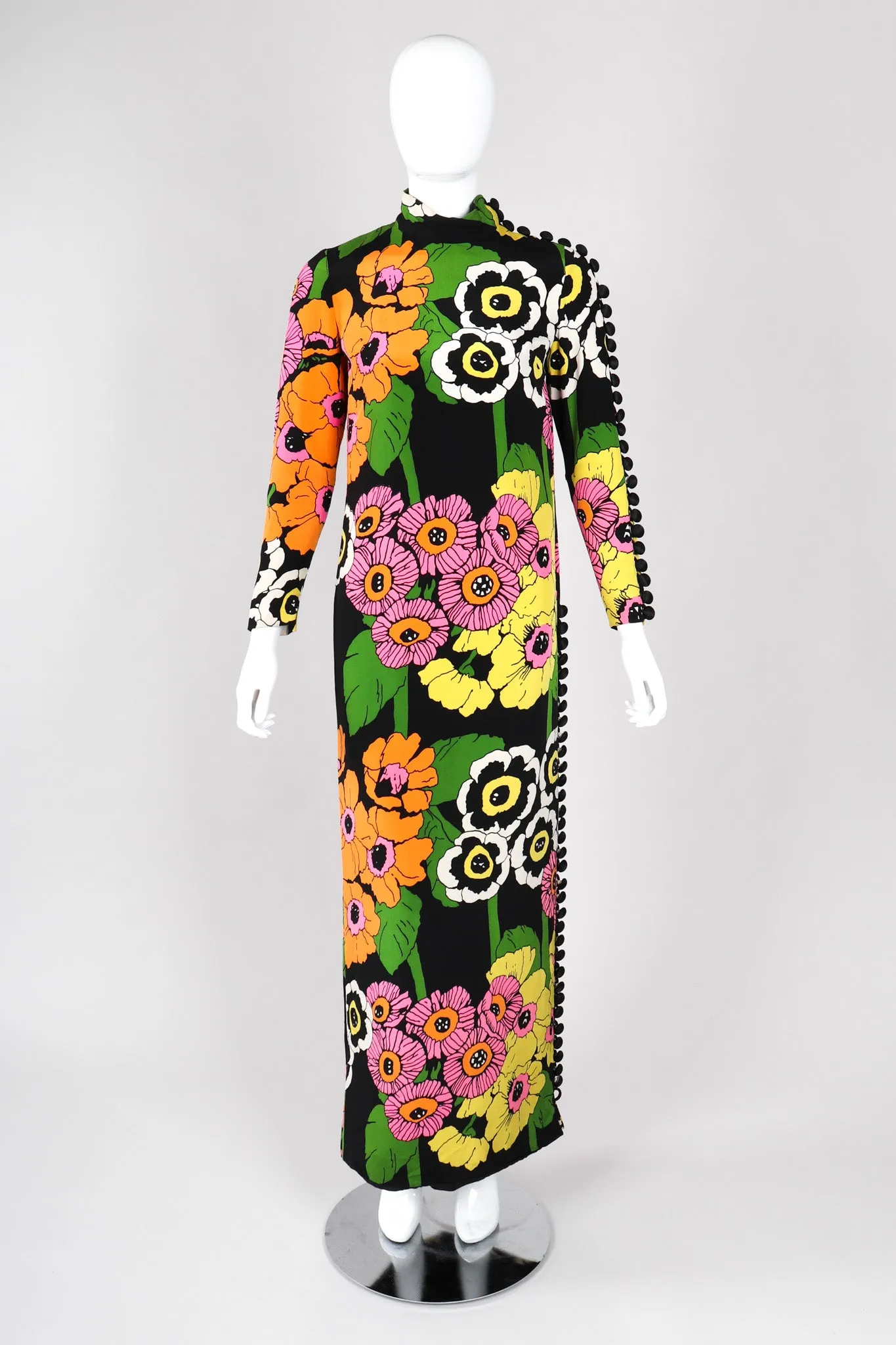 Floral Pop Art Column Dress