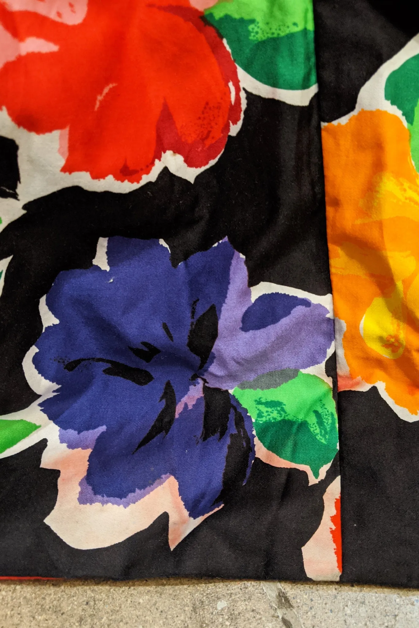 Floral Sateen Crossback Gown