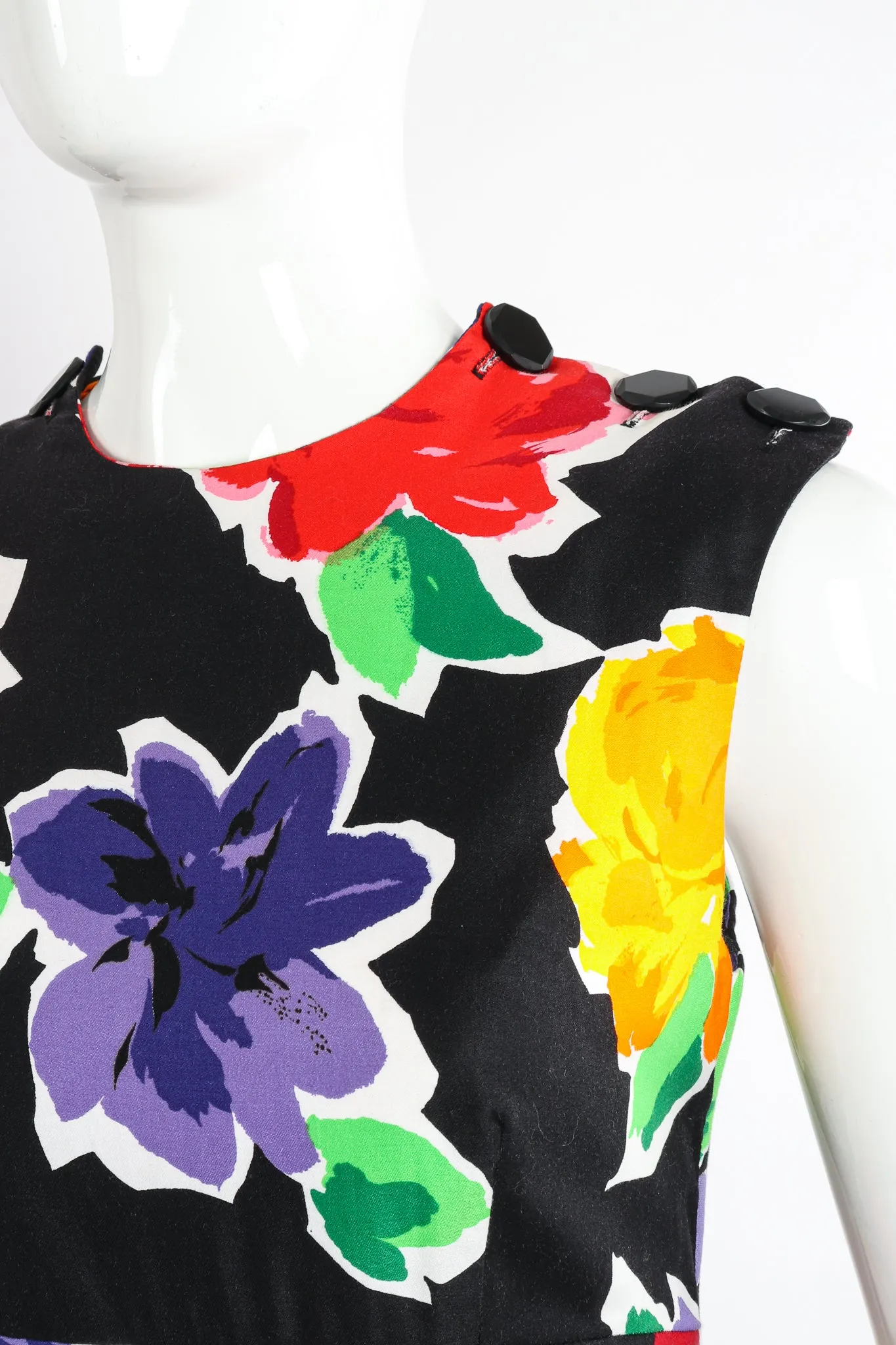 Floral Sateen Crossback Gown