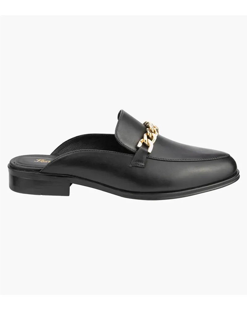 Florsheim Flex Chain Mule Black Leather