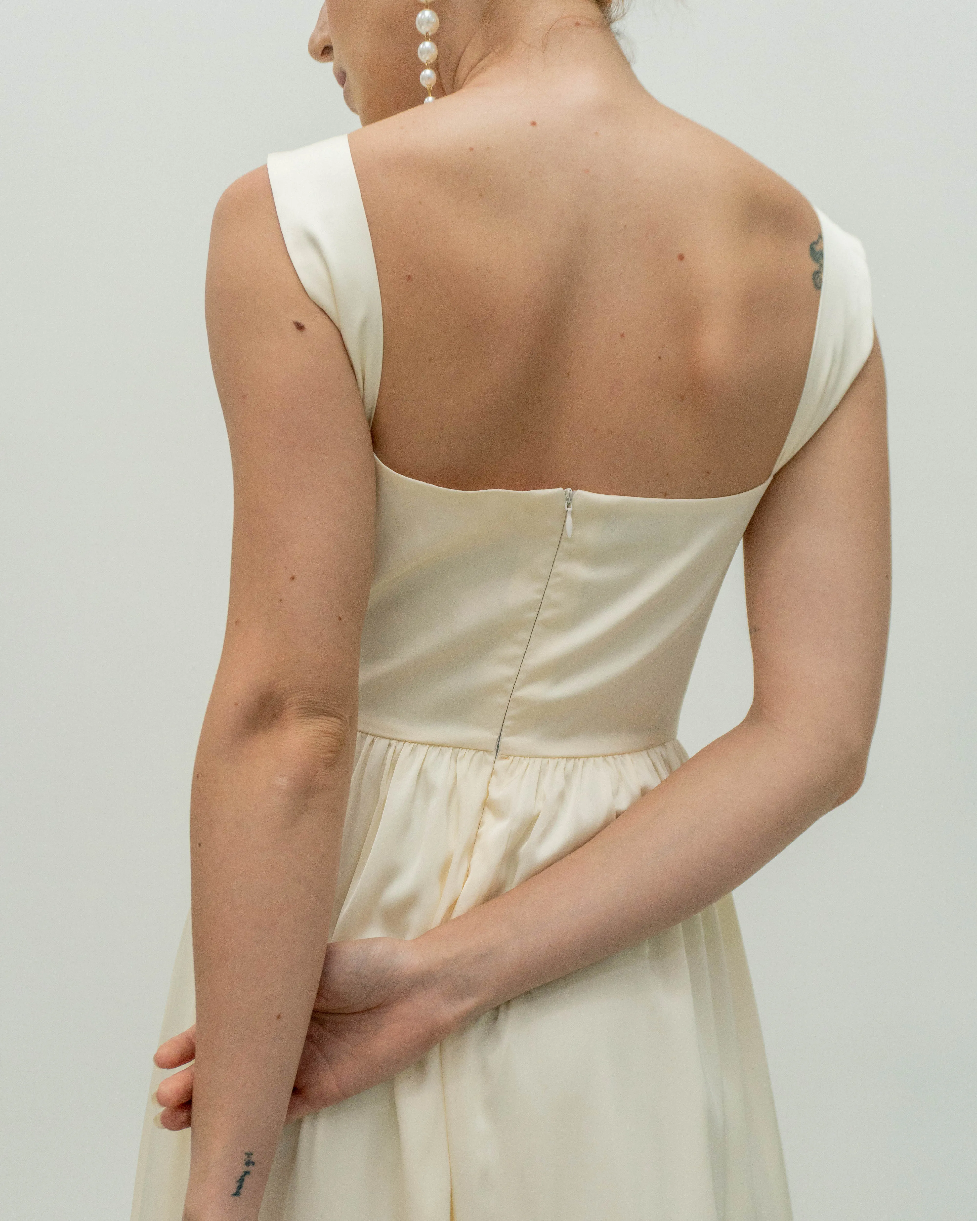 Francis High Neck Floor Length Dress