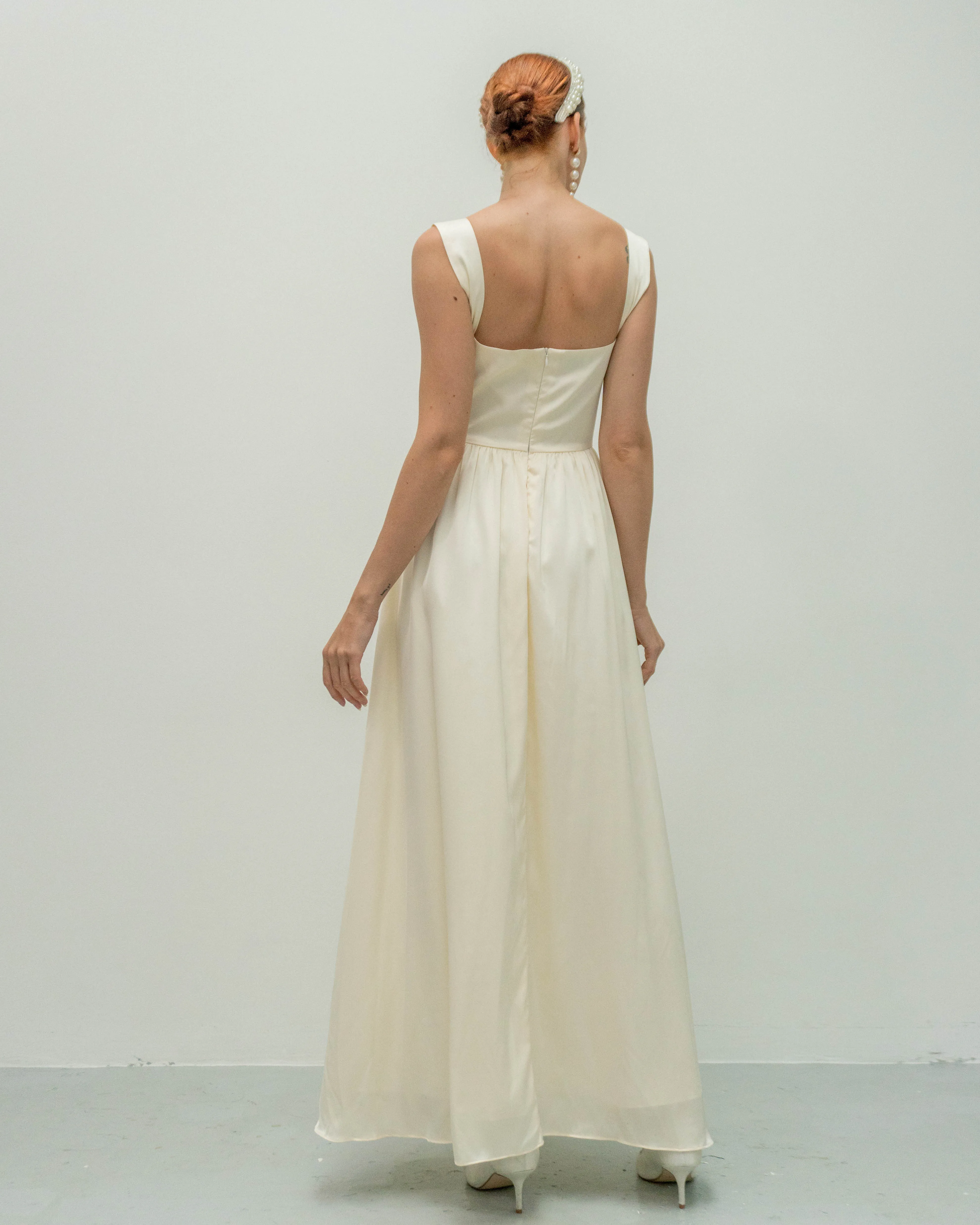 Francis High Neck Floor Length Dress