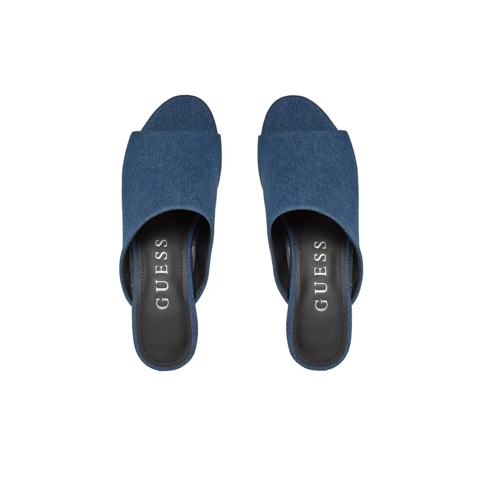 Guess Blue Cotton Sandal