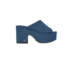 Guess Blue Cotton Sandal