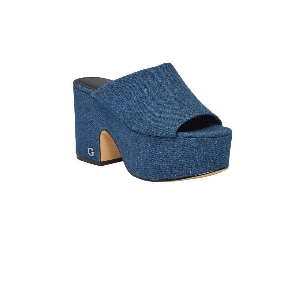 Guess Blue Cotton Sandal