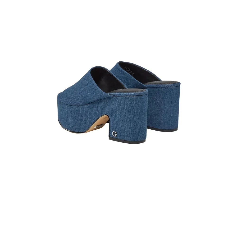 Guess Blue Cotton Sandal