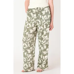HIGH WAIST WIDE LEG SATIN PANT