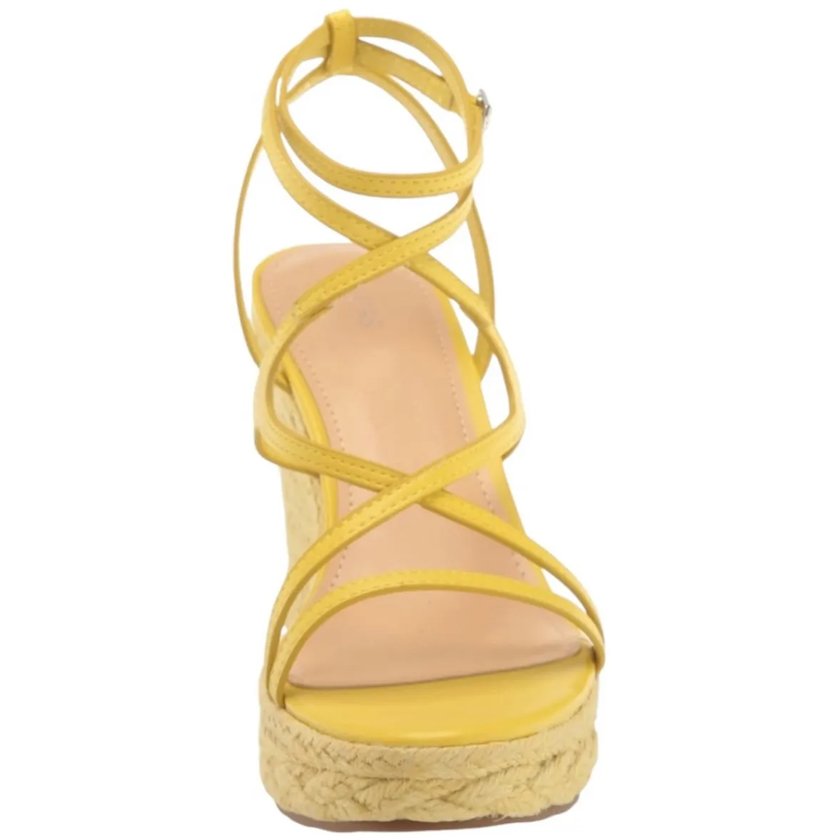 HIRANI Strappy Espadrille Wedges Sandals Platform