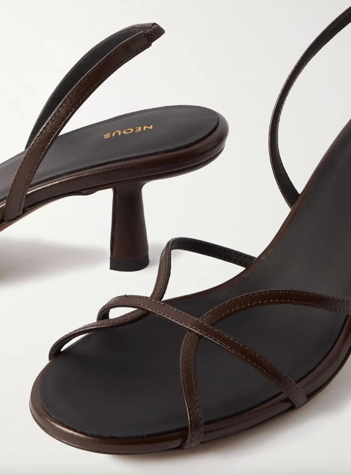 Ibor Leather Slingback Sandals