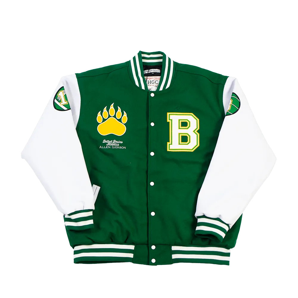 IVERSON HIGH SCHOOL VARSITY JACKET (GREEN)