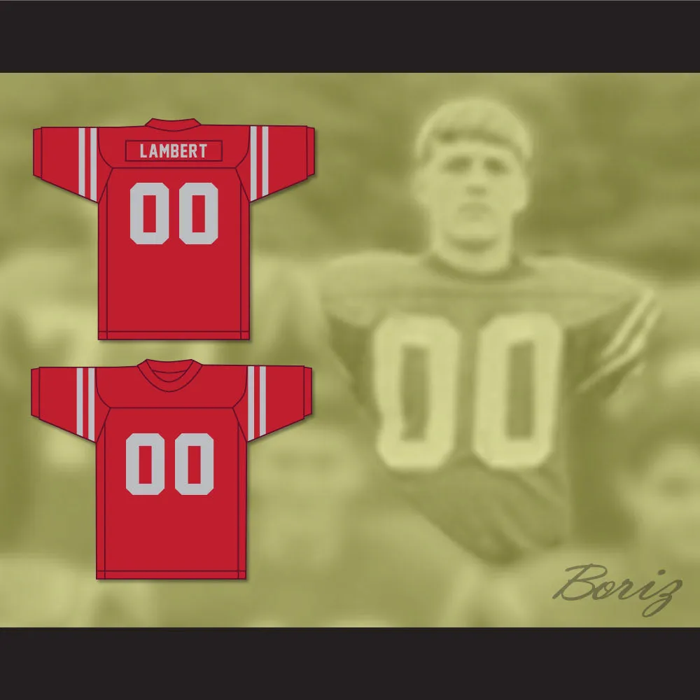 Jack Lambert 00 Crestwood High School Red Devils Red Football Jersey 1