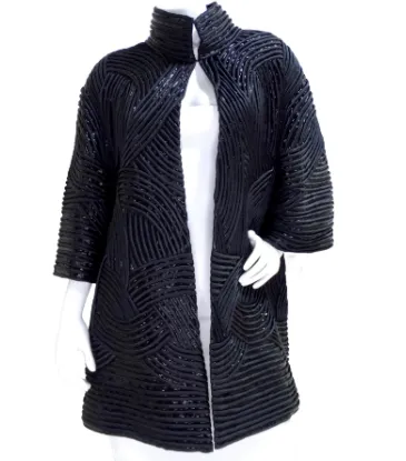 John Anthony Black Sequin Jacket