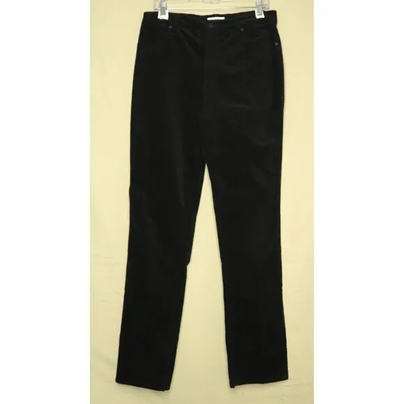 Juicy Couture Velvet Stiletto Jeans True Black High Rise Skinny Split Women's 30