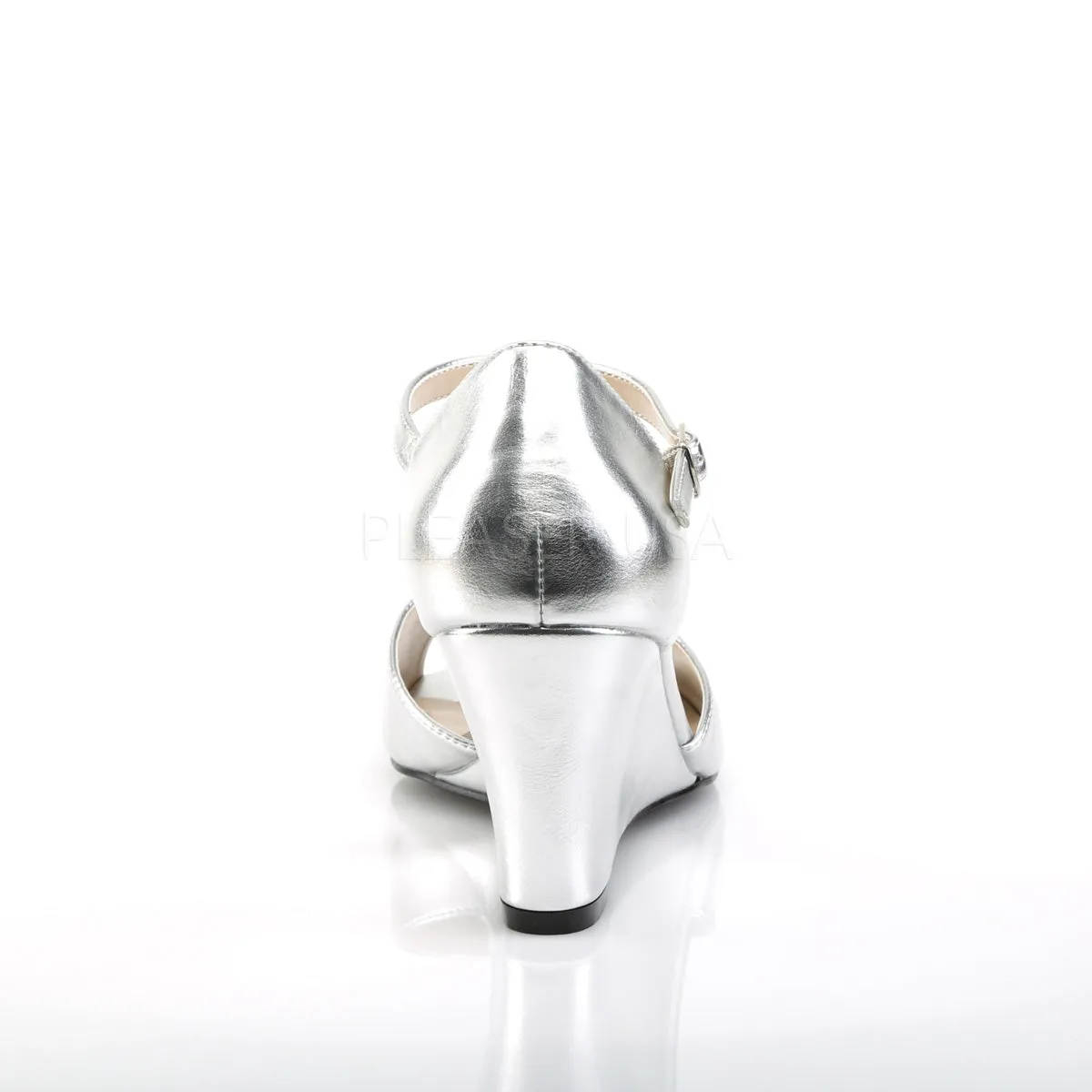 KIMBERLY-05  Silver Metallic Pu