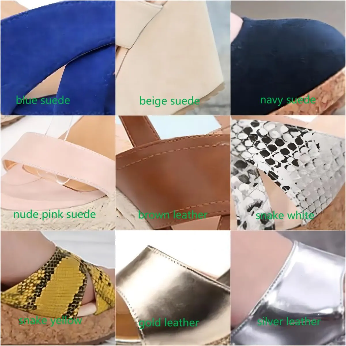 Ladies Small Size Wedge Sandals SS63