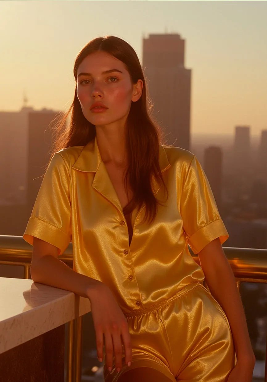 Lemon Drizzle Short Pajamas